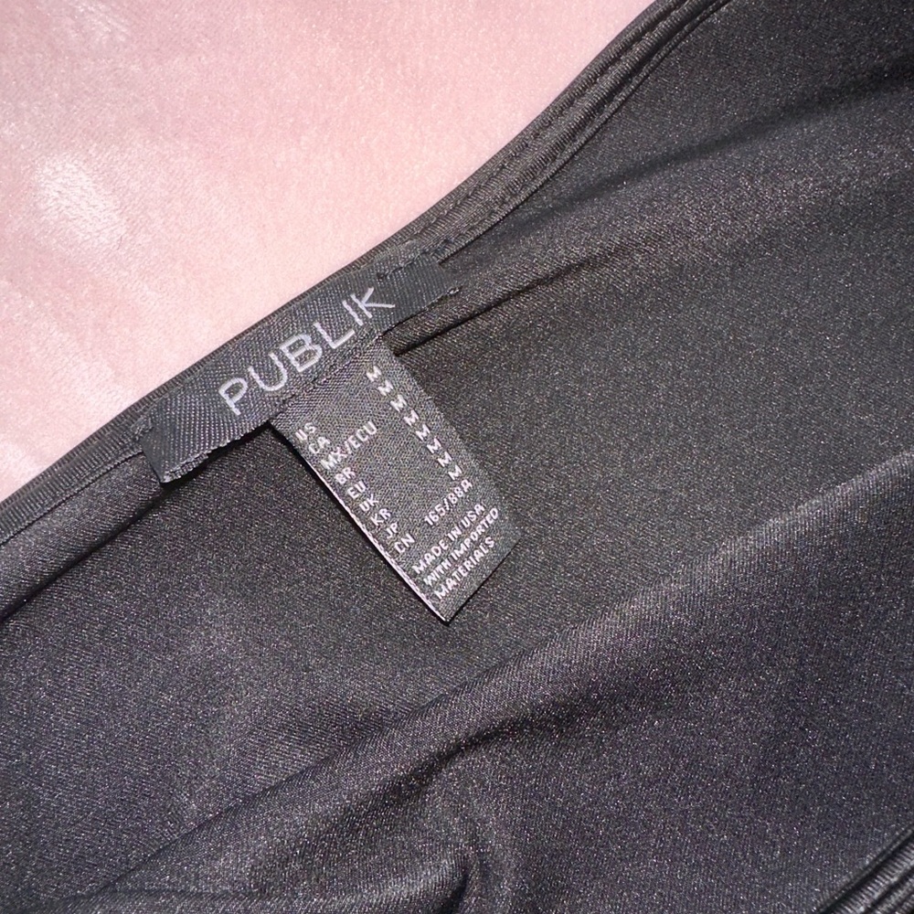 Black One-Shoulder Long Sleeve Bodycon Mini Dress · Size M · NWT - Picture 2 of 6